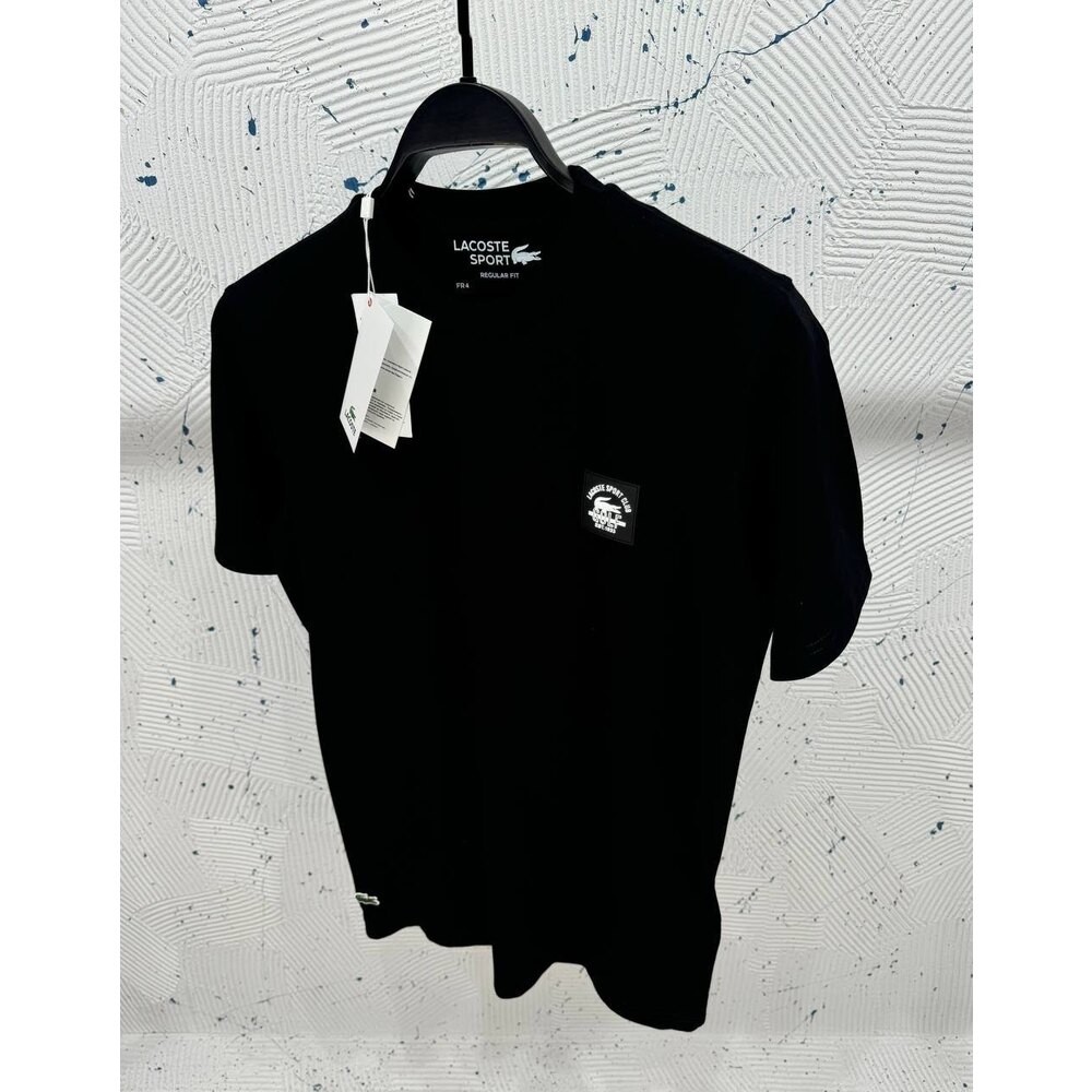 Lacoste Golf Bisiklet Yaka Siyah