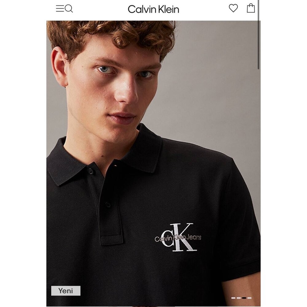 Calvin Klein Polo Yaka Siyah