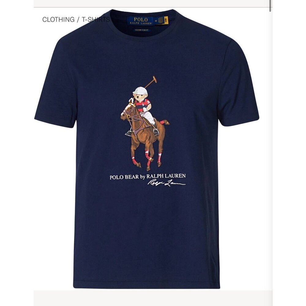Polo Ralph Lauren Bear Bisiklet Yaka Lacivert