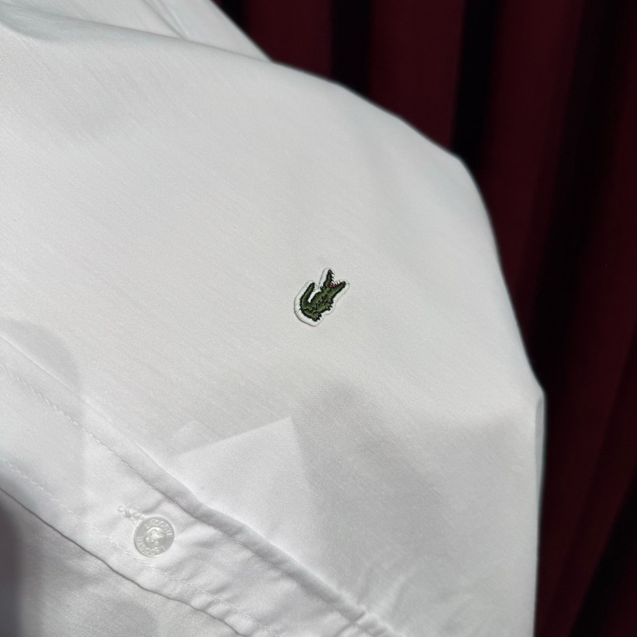 LACOSTE MİCRO GÖMLEK BEYAZ RENK
