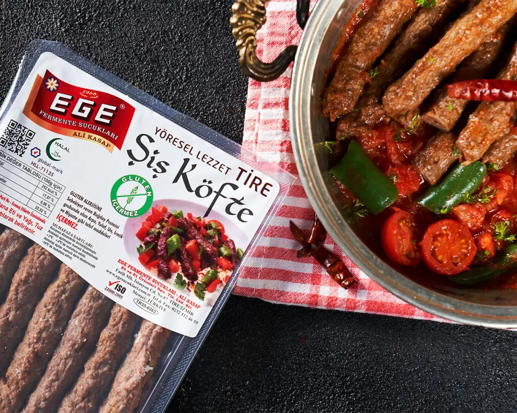 Glutensiz Tire Şiş Köfte (Coğrafi İşaretli)