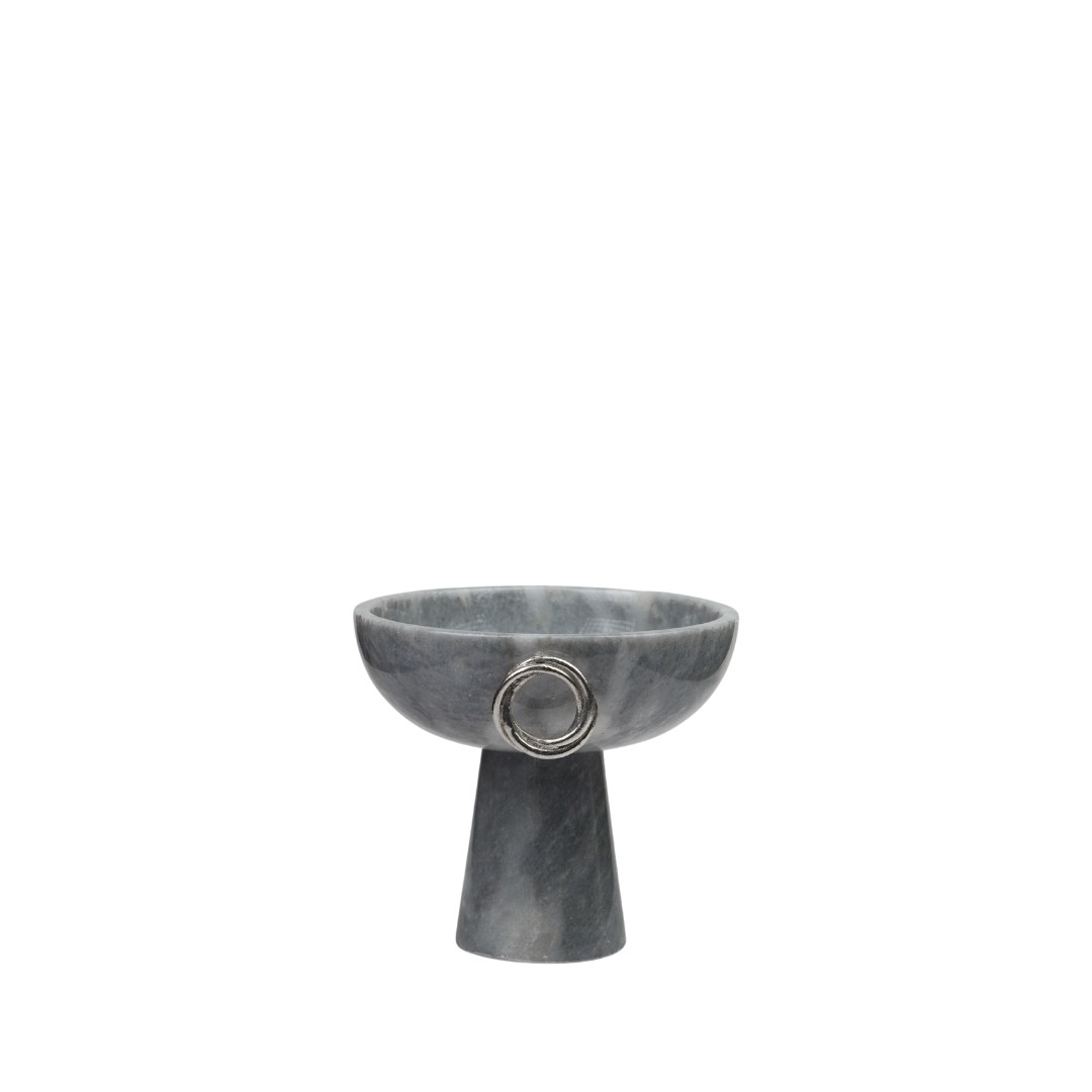 Mermer Kase Ayaklı Halka 22cm