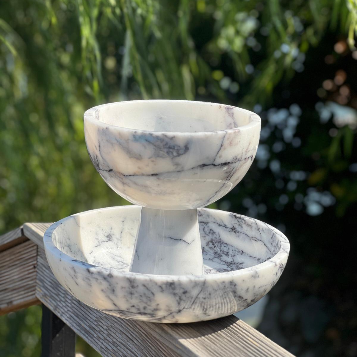 Mermer Kase Ayaksız 28 cm