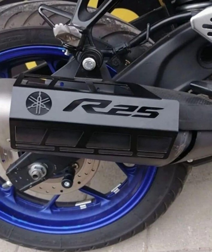 TTR Motors Yamaha R25 Egzoz Koruma Sacı (2016-2024 Uyumlu)