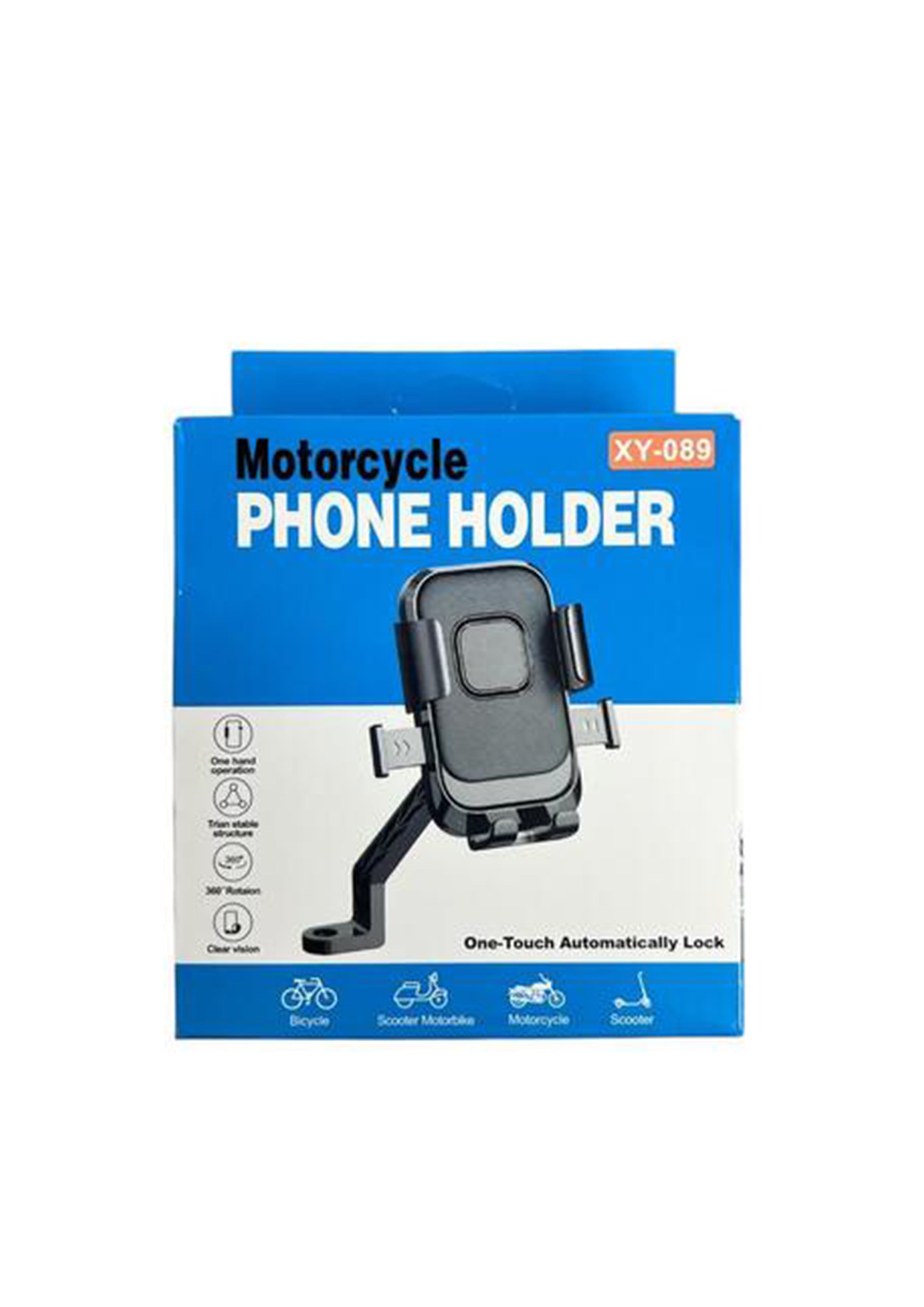 Motosiklet Telefon Tutucu (Ayna Bağlantılı)