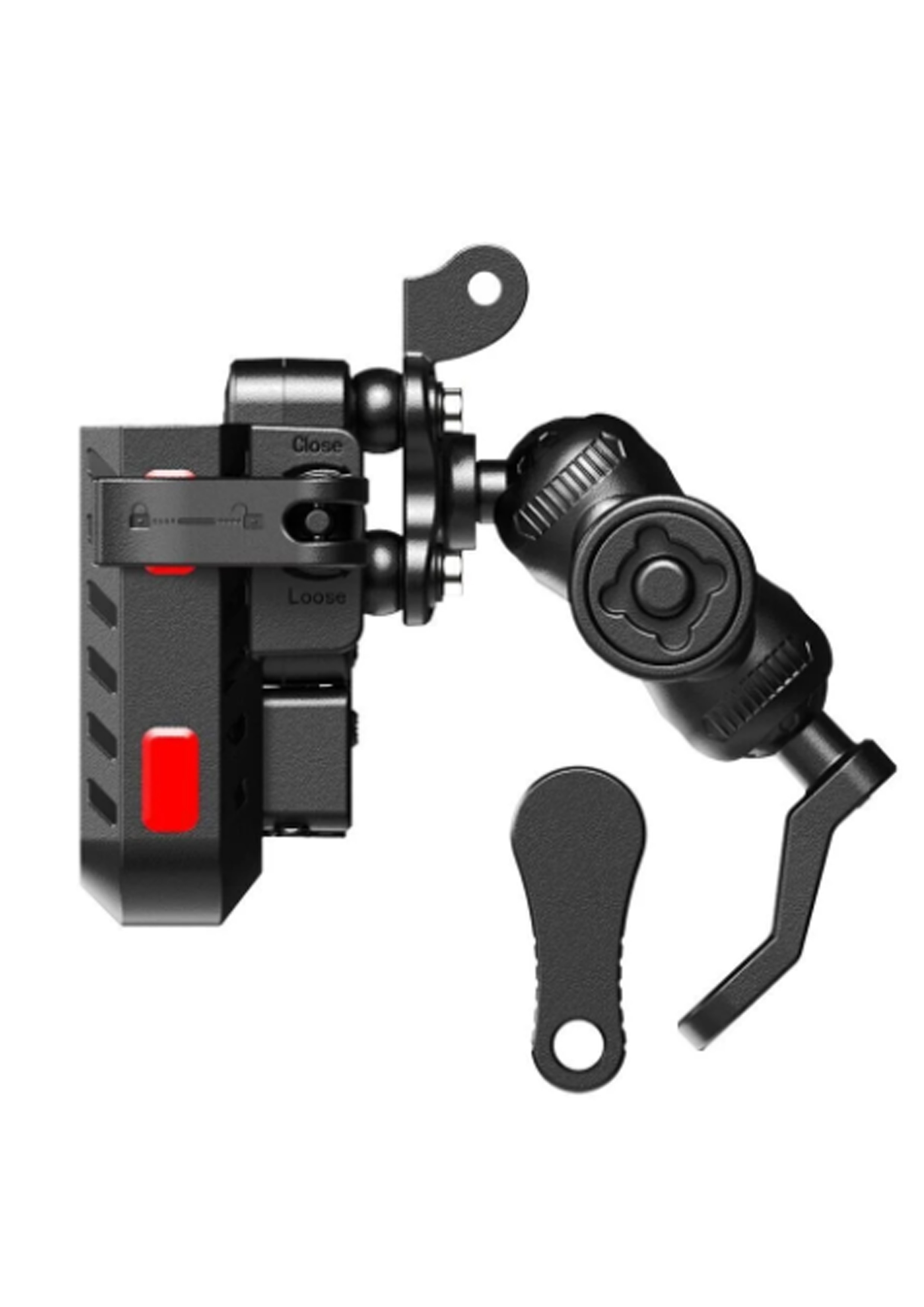 TTR Motors MOTOSİKLET TELEFON TUTUCU (Ayna ve Gidon Bağlantılı -Titreşim Önleyicili)