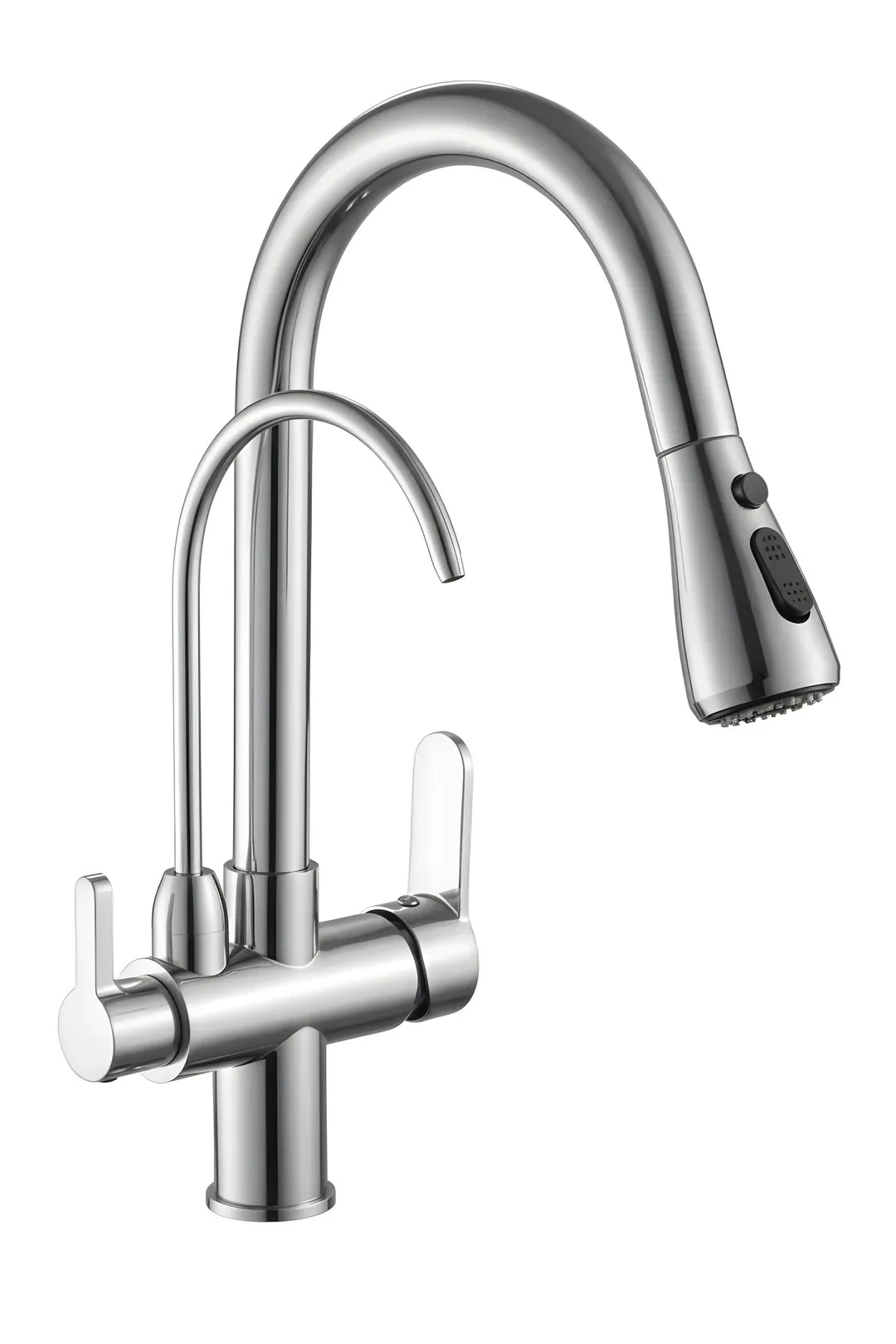 Arıtmalı Spiralli Mutfak Bataryası - Krom