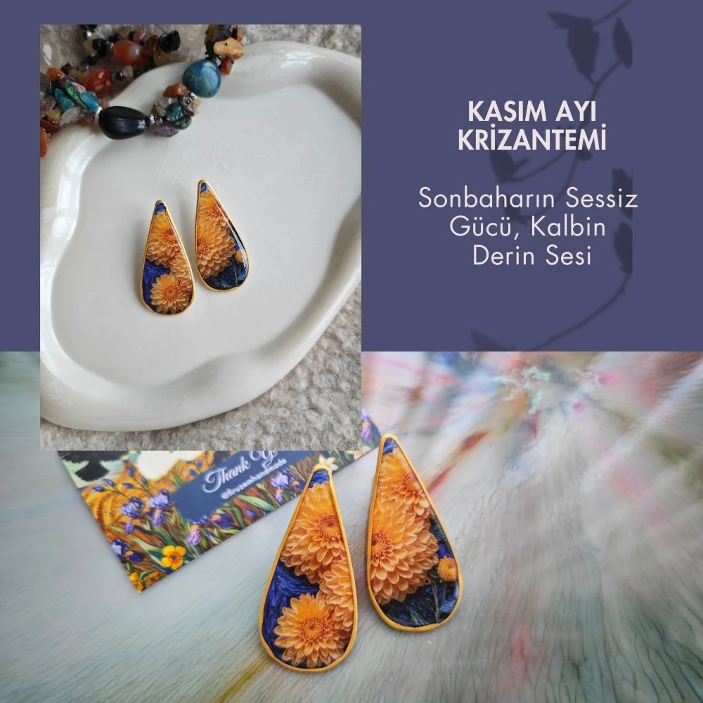 Kasım Krizantemi: Sonbaharın sessiz gücü, kalbin derin sesi.