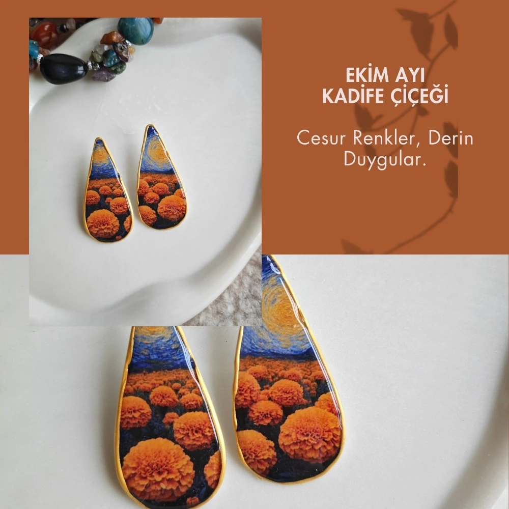 Ekim Kadife çiçeği: Cesur renkler, derin duygular.