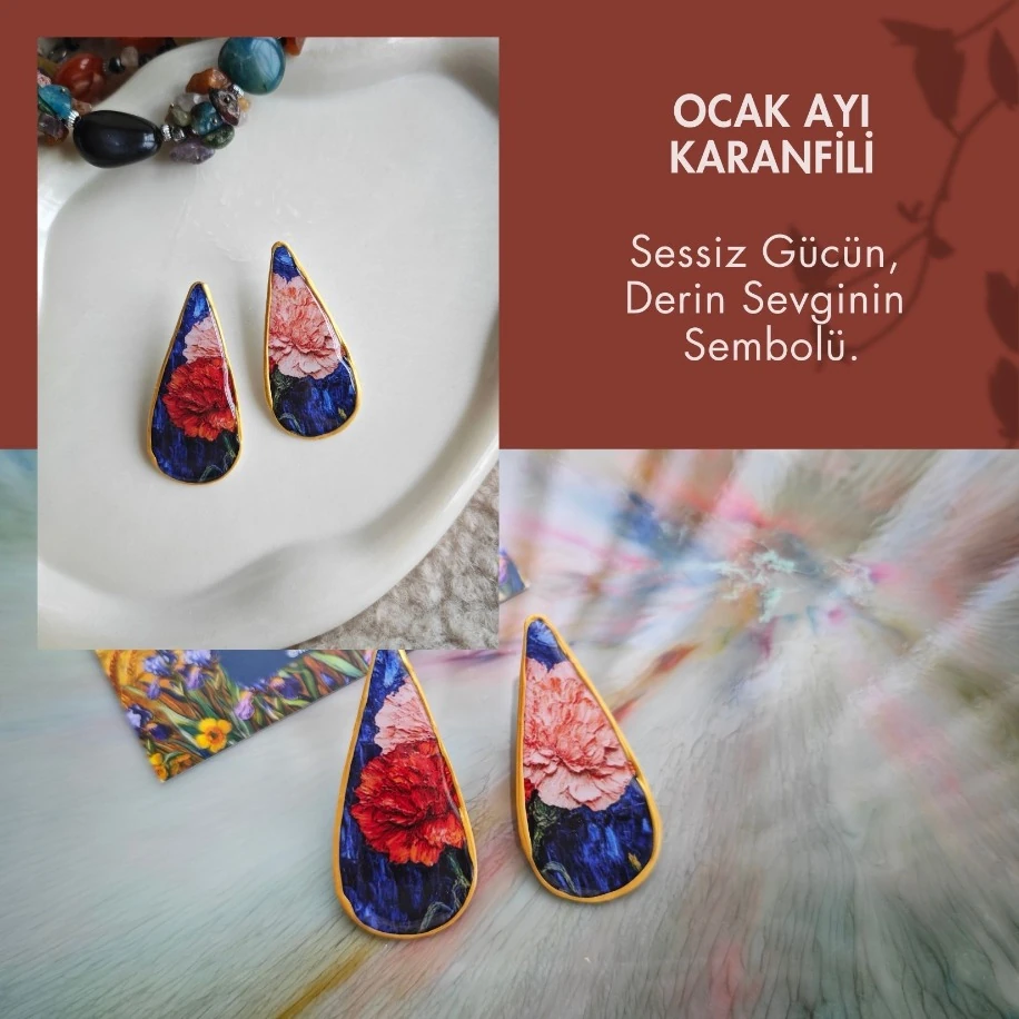 Ocak Karanfili: Sessiz gücün, derin sevginin sembolü.