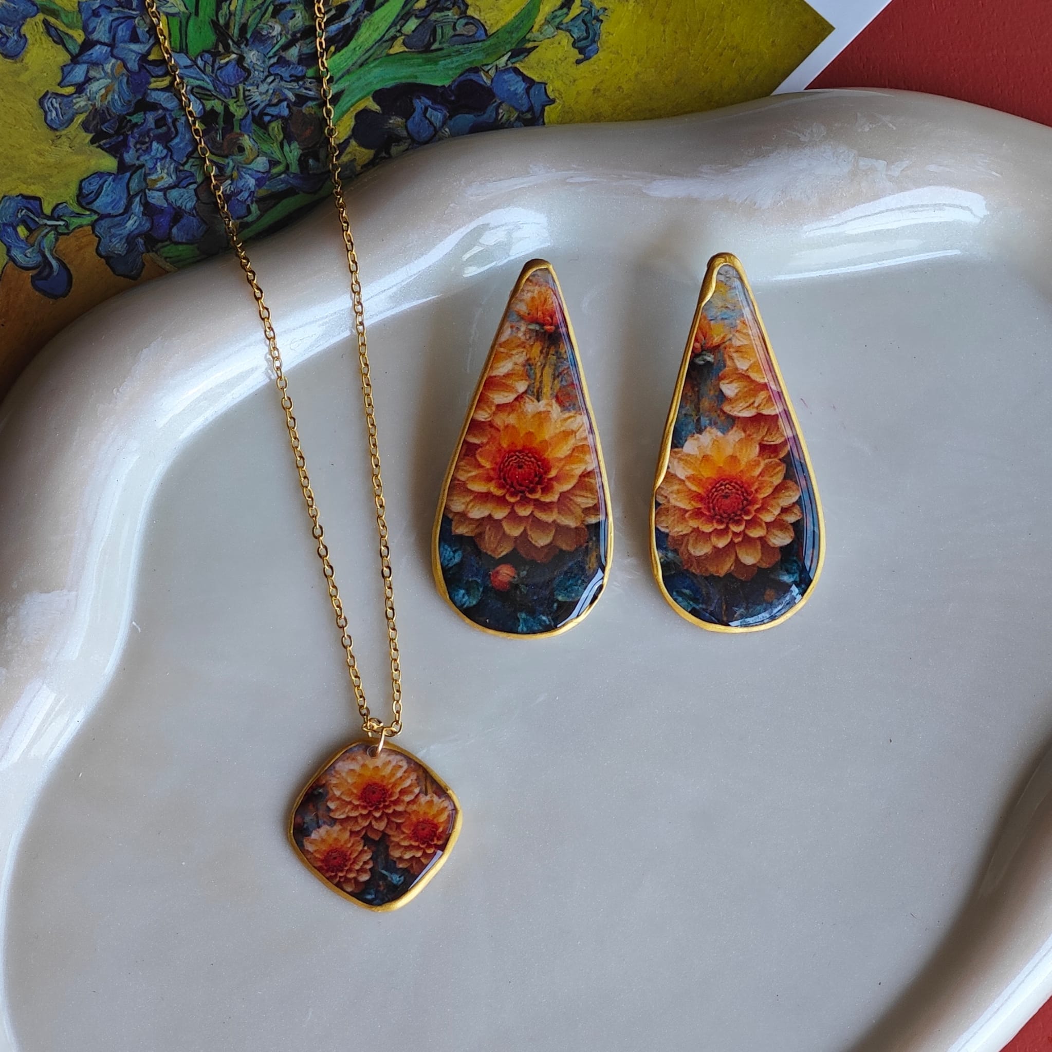 Eylül Yıldız Çiçeği Kolye