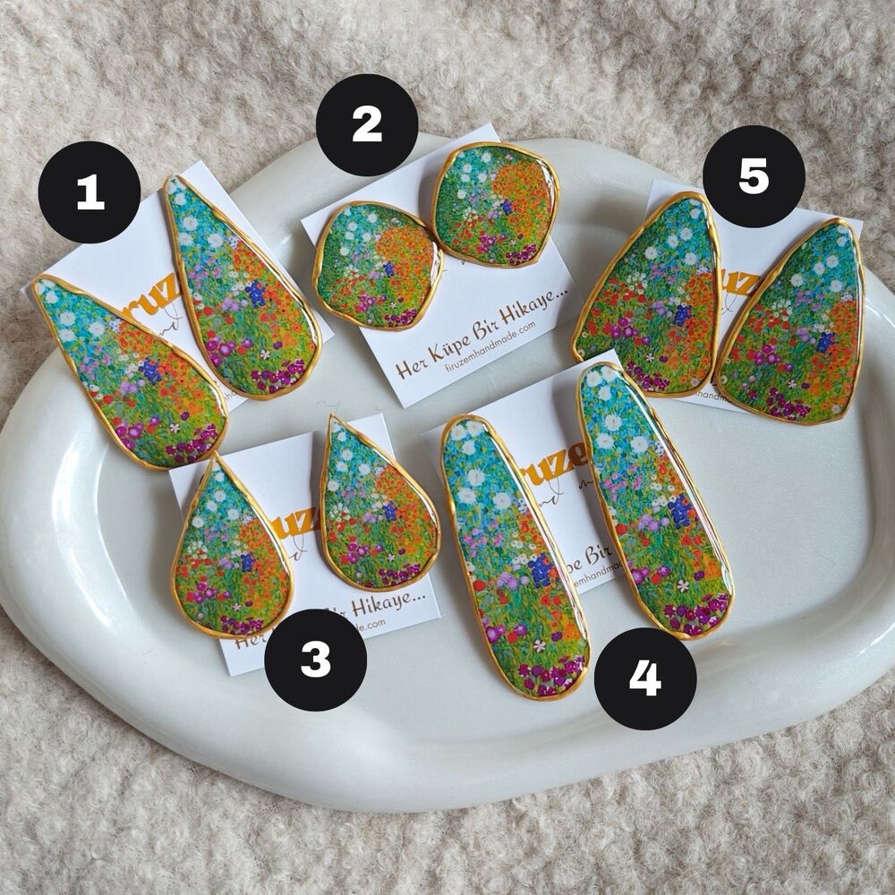 Gustav Klimt Çiçek Bahçesi