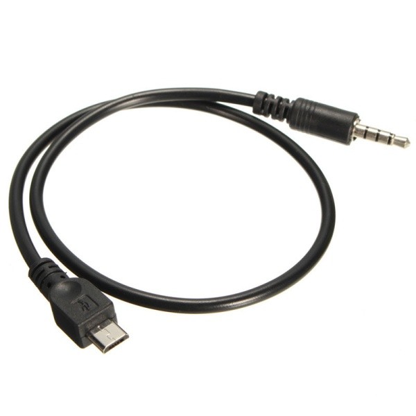 D-CABLE AUX1 CABLE MICRO USB 2.0 TO 3.5MM AUX FOR SOUND CARD