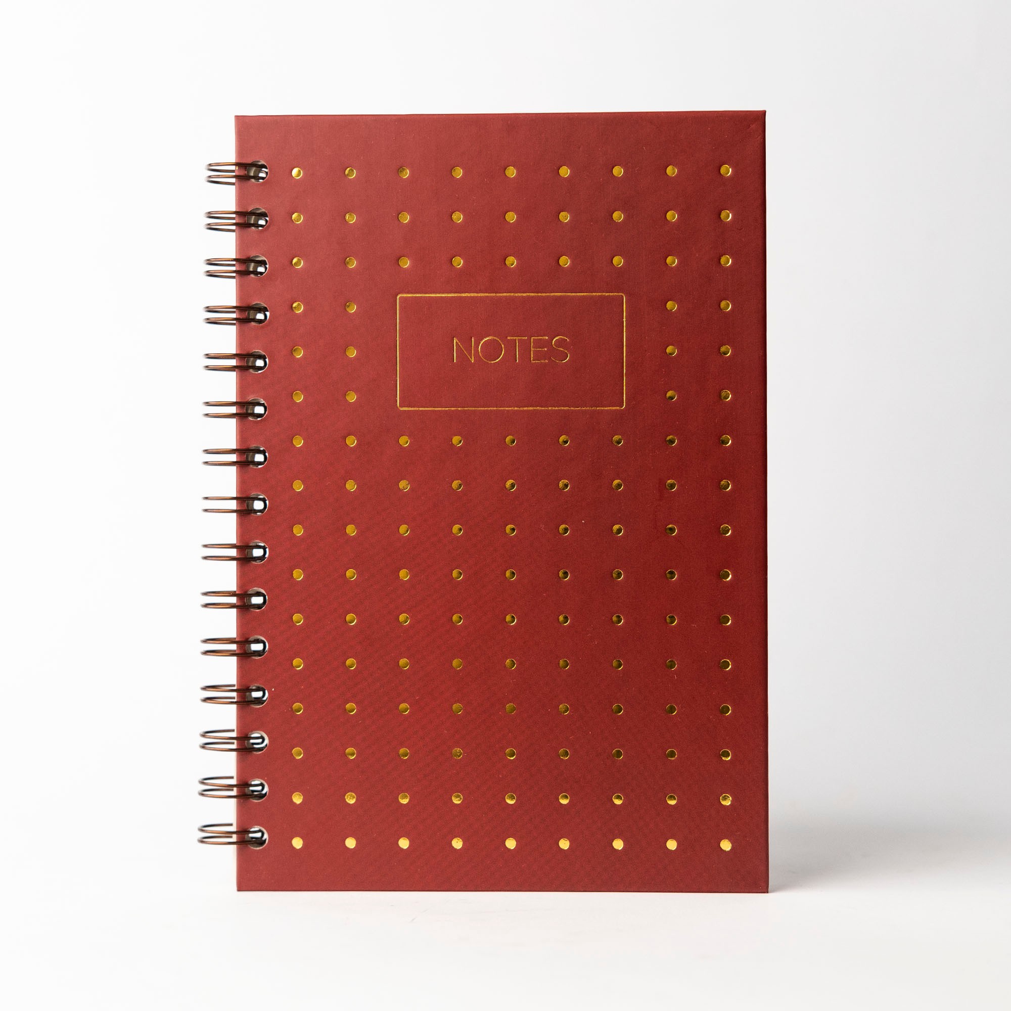 Yaldız Noktalı Notebook - Bordo
