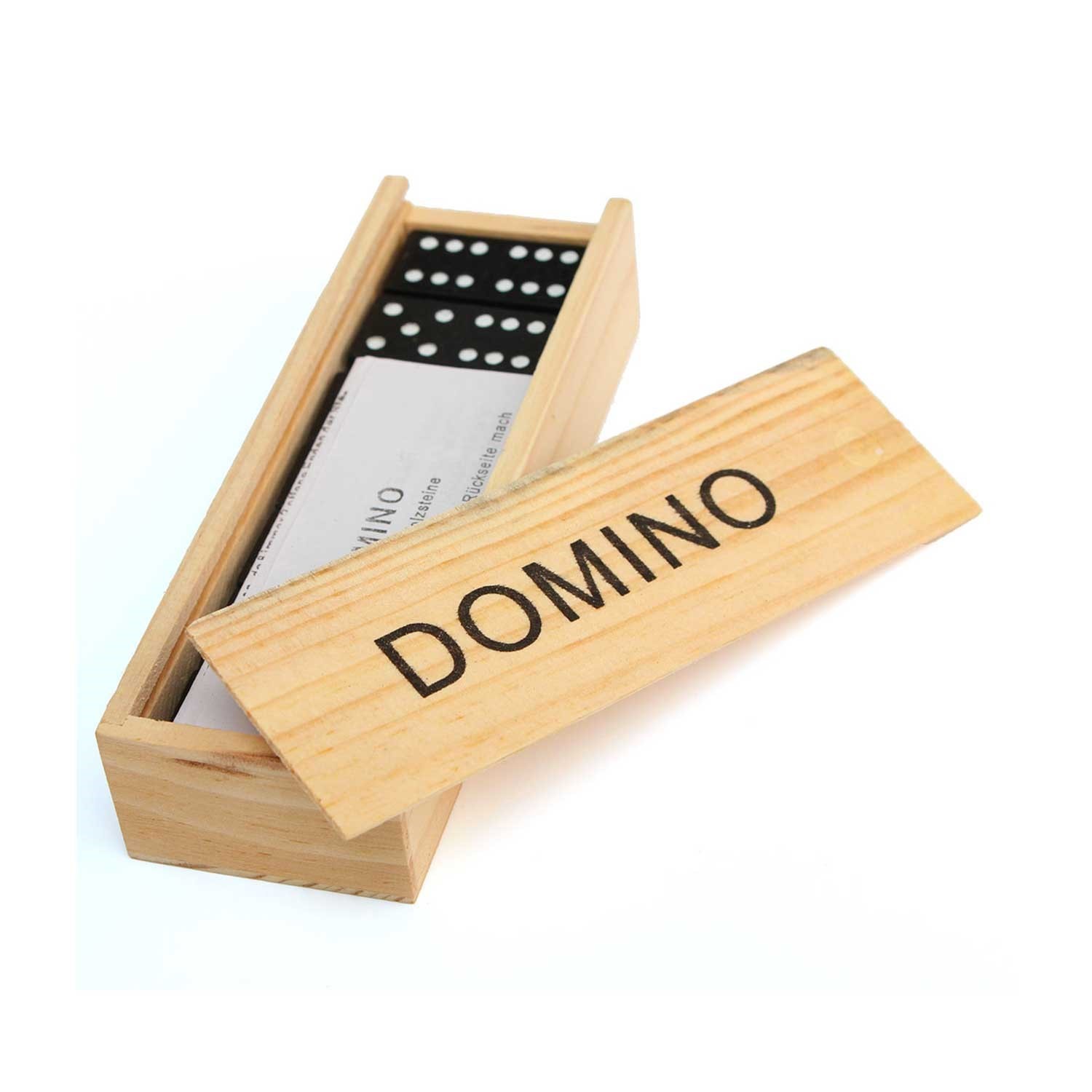 Ahşap Kutulu Domino Taşı Oyun Seti