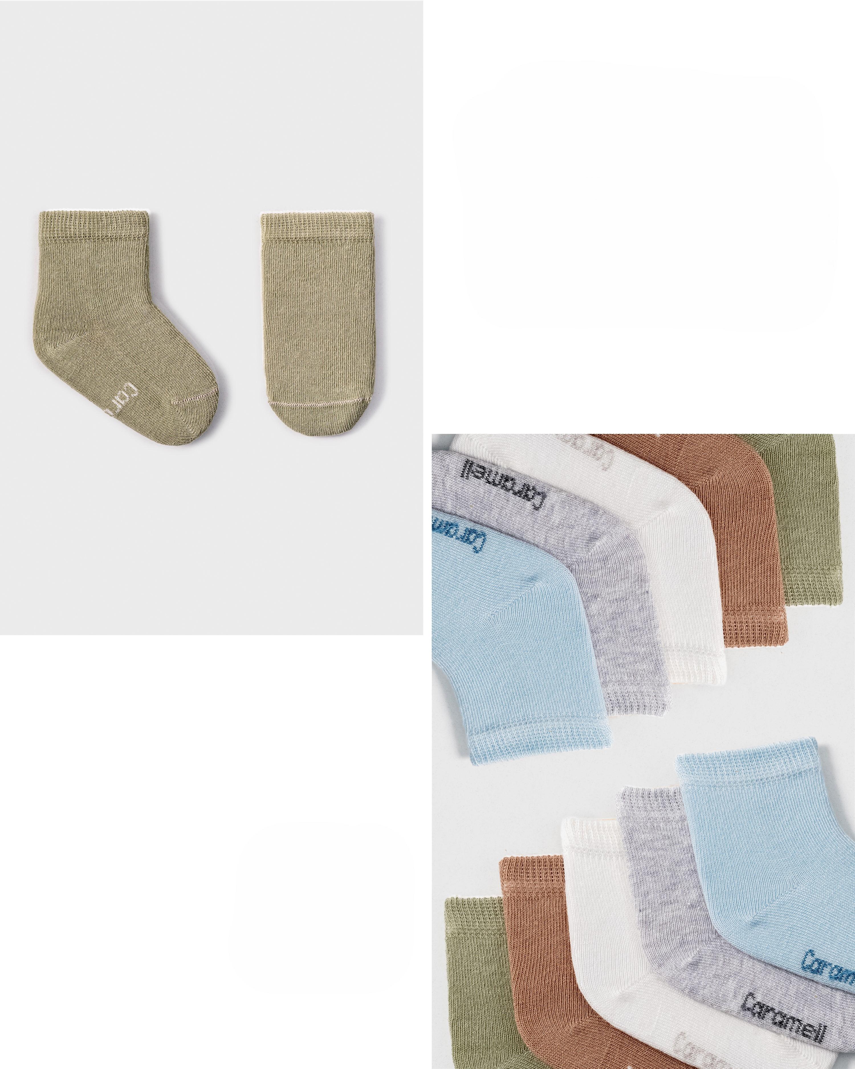 Pure Basics – 5’li Erkek Bebek Çorap Seti