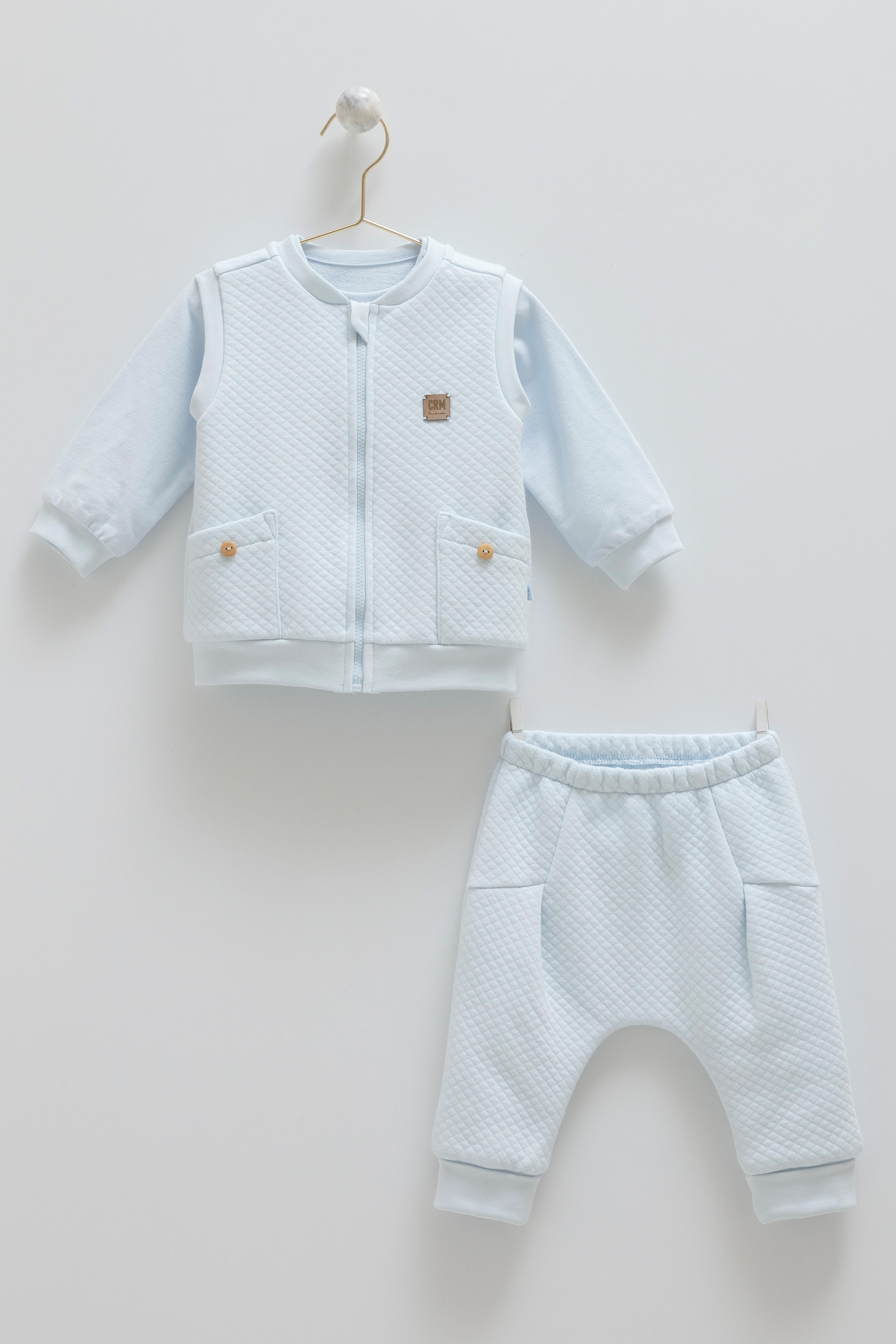 Good Vibes Cozy Explorer 3’lü Erkek Bebek Kapitone Takım