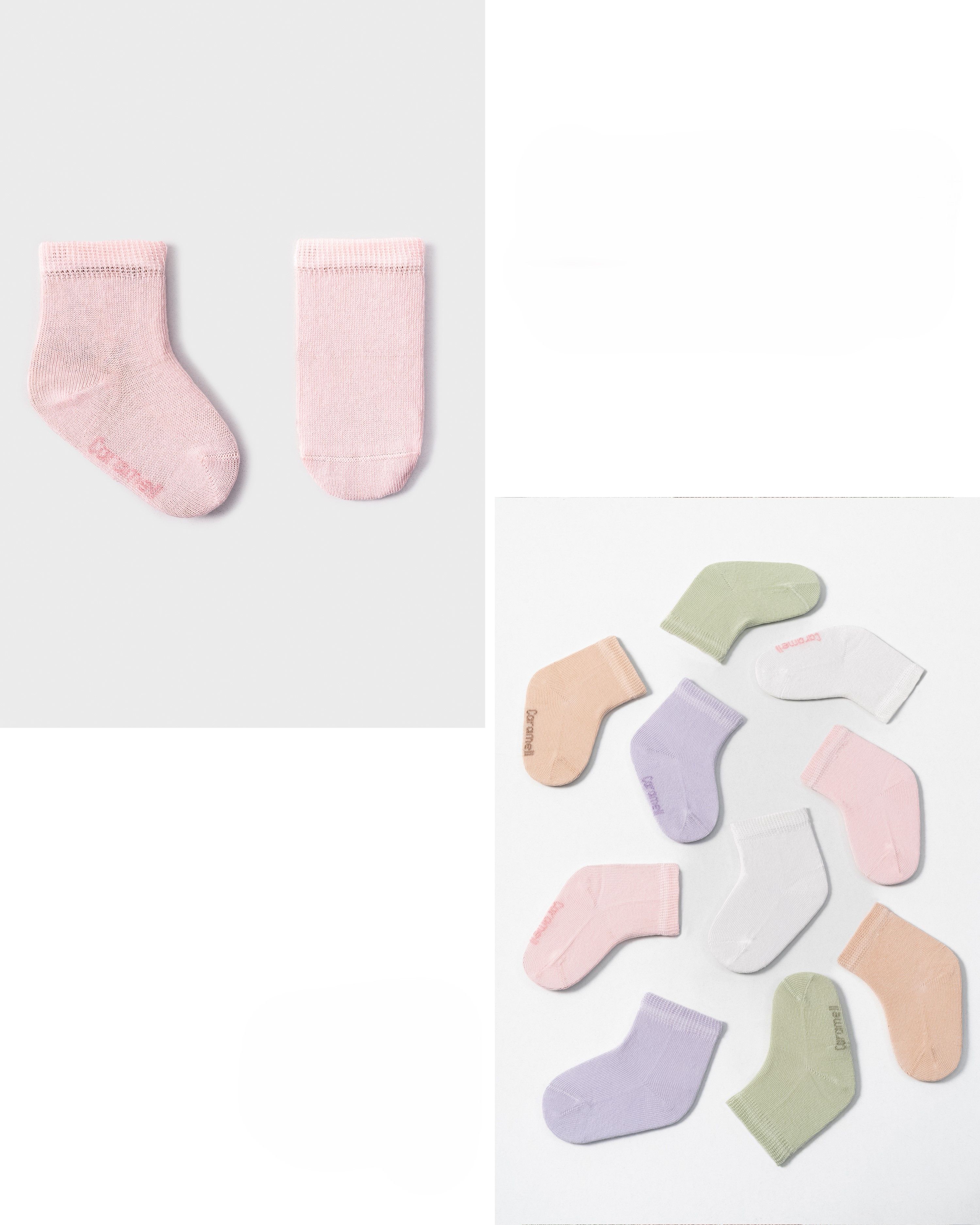 Pure Basics – 5’li Kız Bebek Çorap Seti