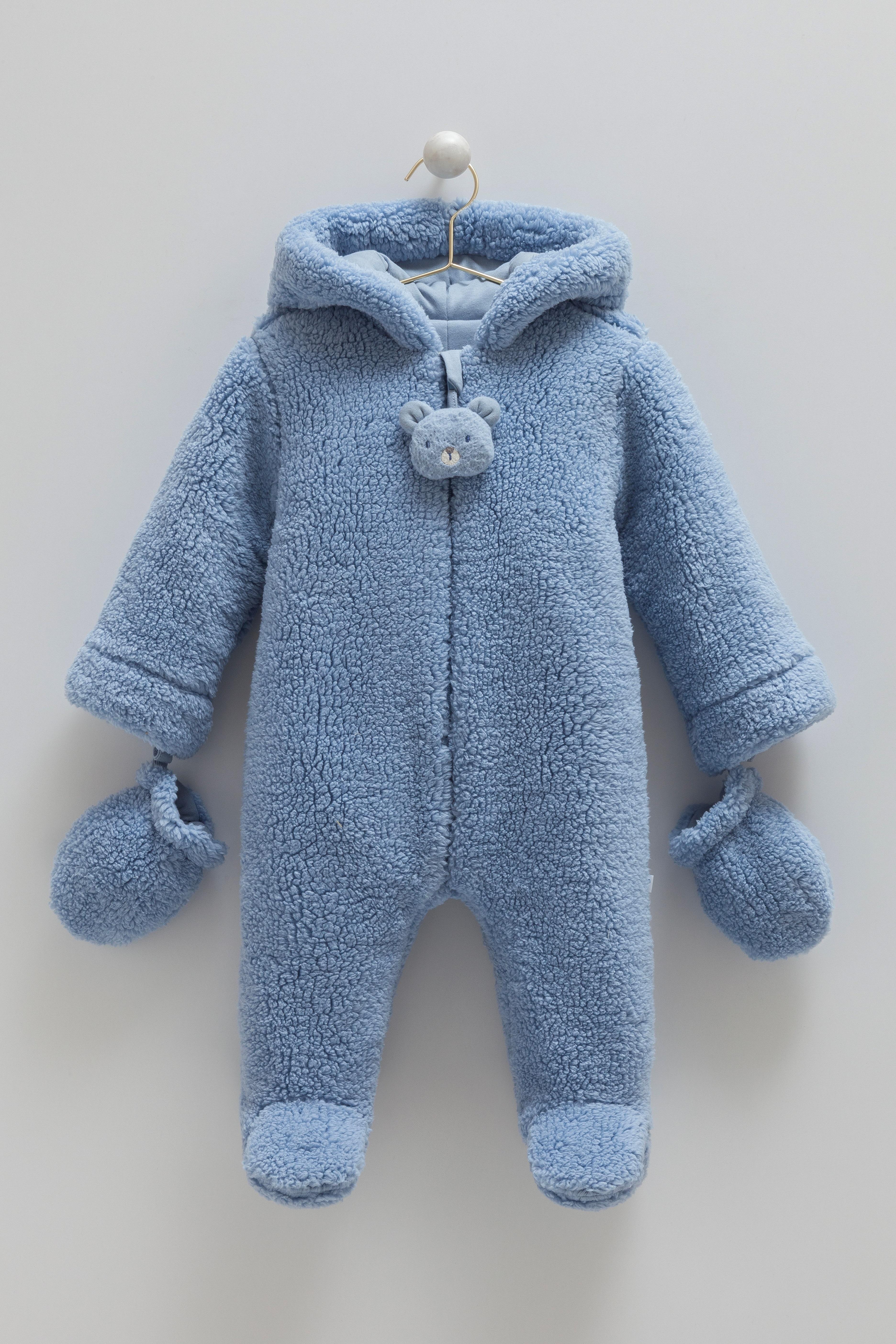 Petit Ourson Hiver Welsoft Erkek Bebek Tulum