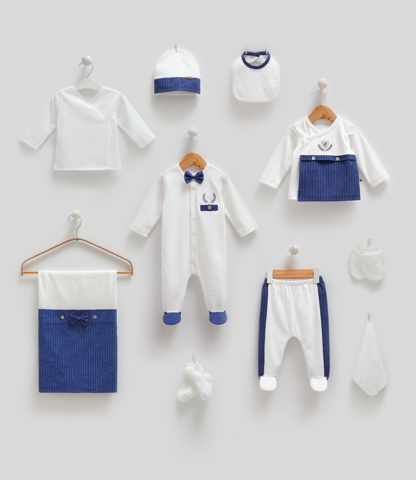 Petit Gentleman Premium 10’lu Erkek Bebek Hastane Çıkış Seti 