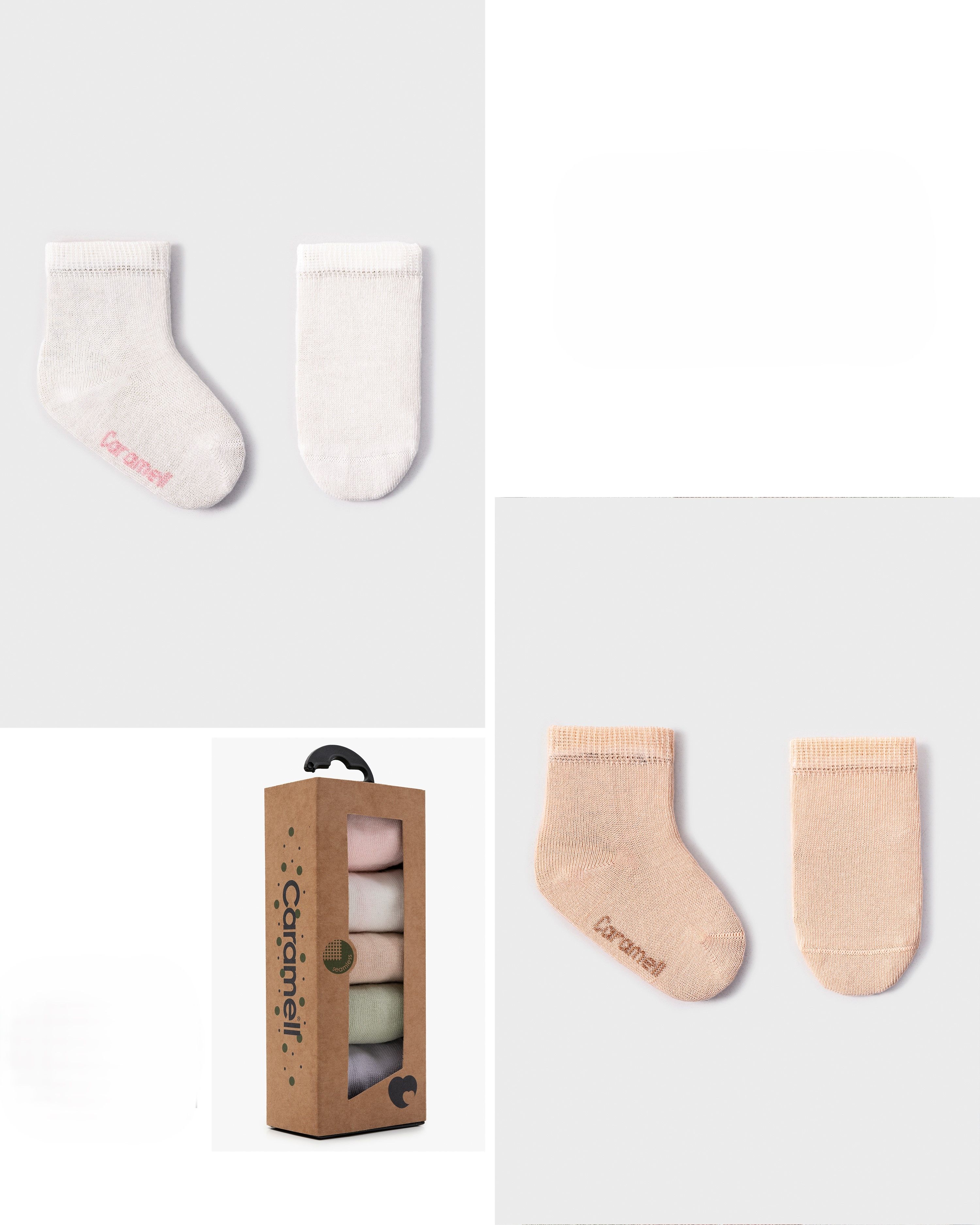 Pure Basics – 5’li Kız Bebek Çorap Seti