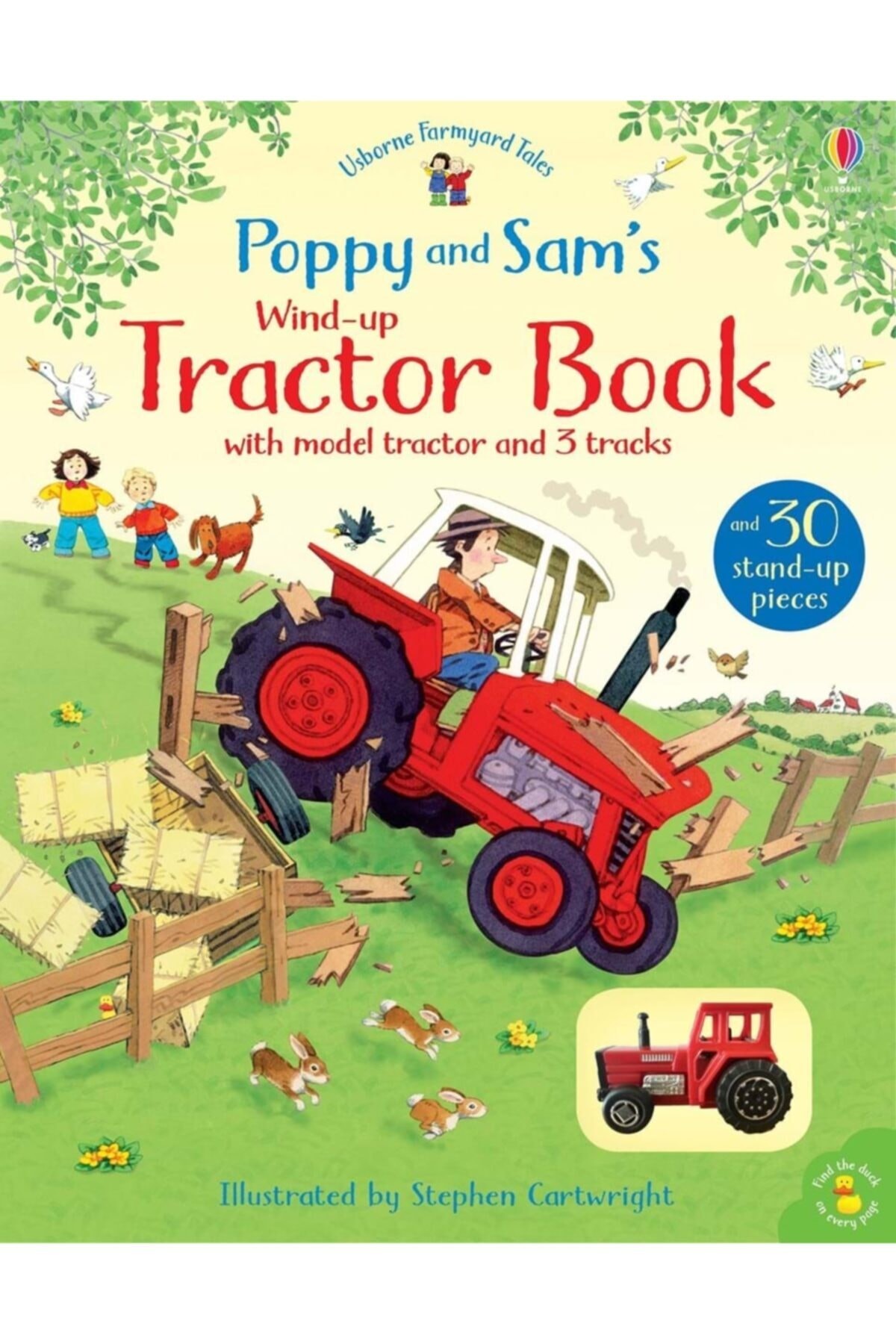 Usborne Poppy And Sam's Wind-Up Tractor Book