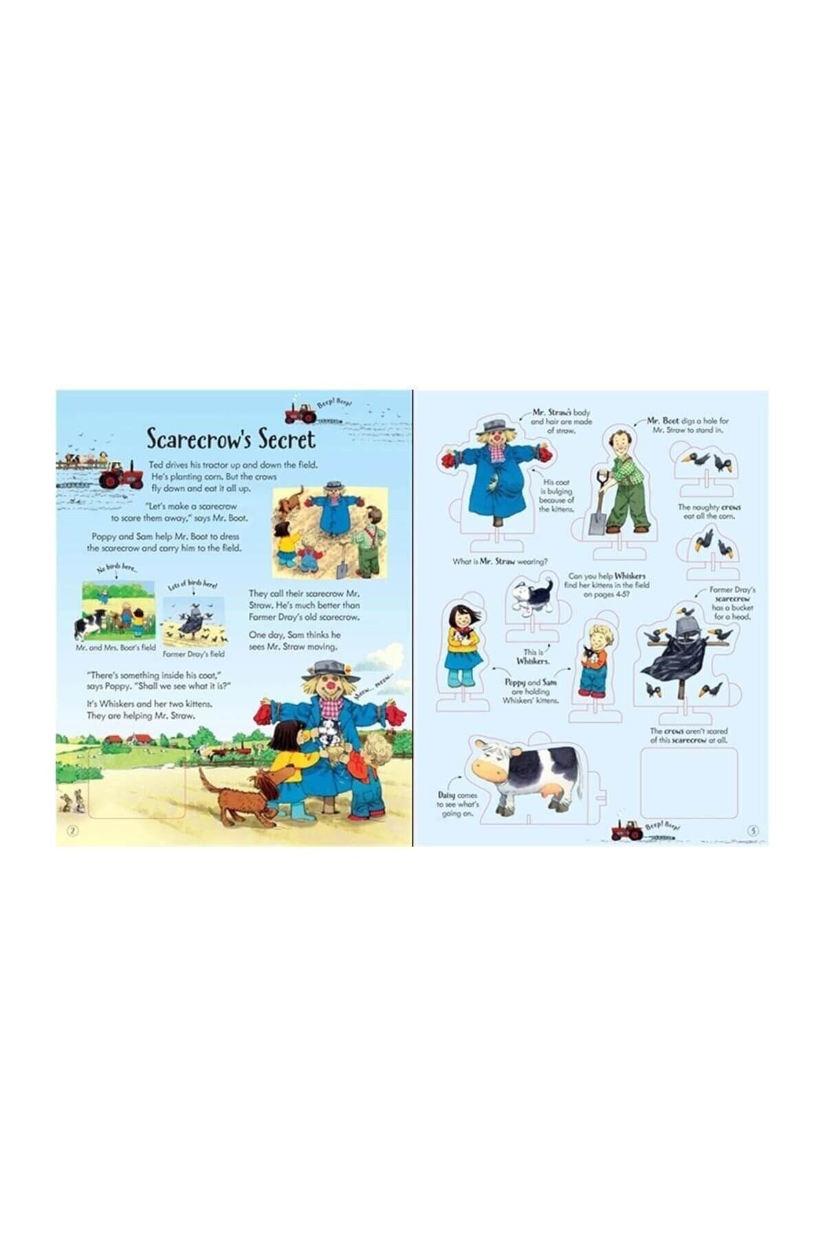 Usborne Poppy And Sam's Wind-Up Tractor Book