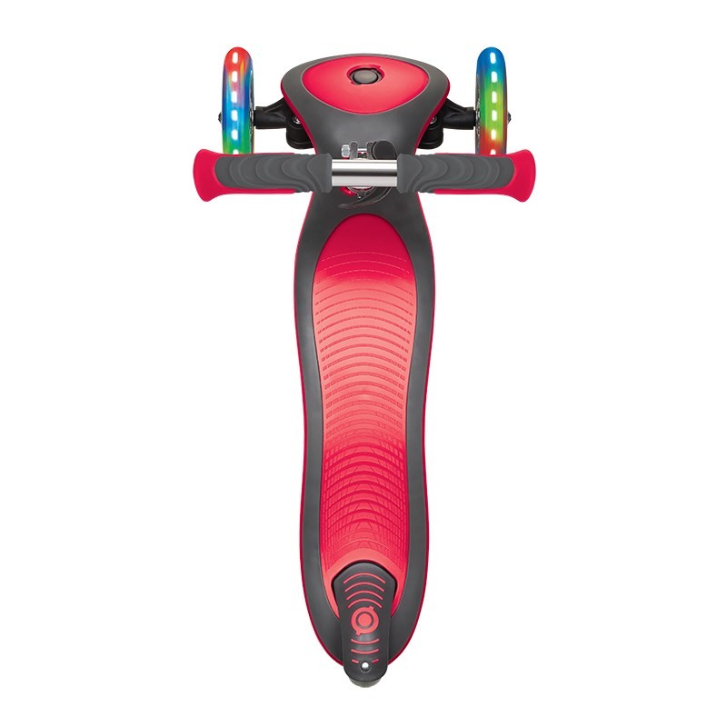 Globber Elite Deluxe Işıklı Scooter Kırmızı