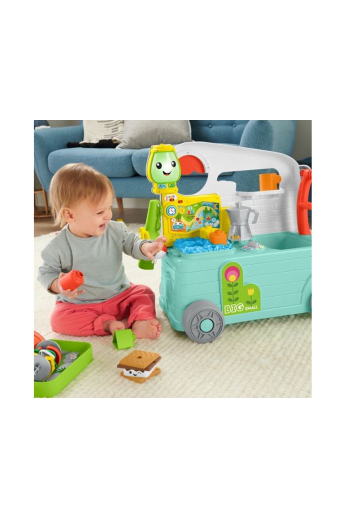 Fisher-Price Eğlen ve Öğren 3'ü 1 Arada Karavan (Türkçe ve İngilizce)