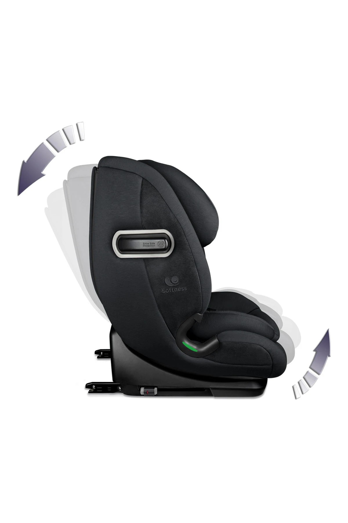 Renolux Olymp I-Size Softness Isofix 9-36 Kg Oto Koltuğu Siyah