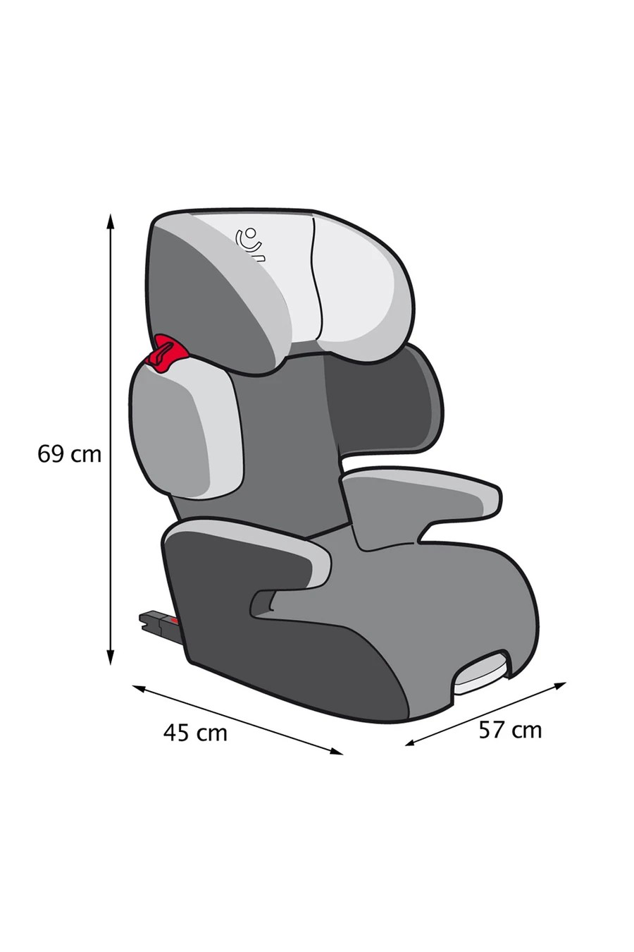 Renolux Renofix Softness Isofix 15-36 Kg Oto Koltuğu Lacivert