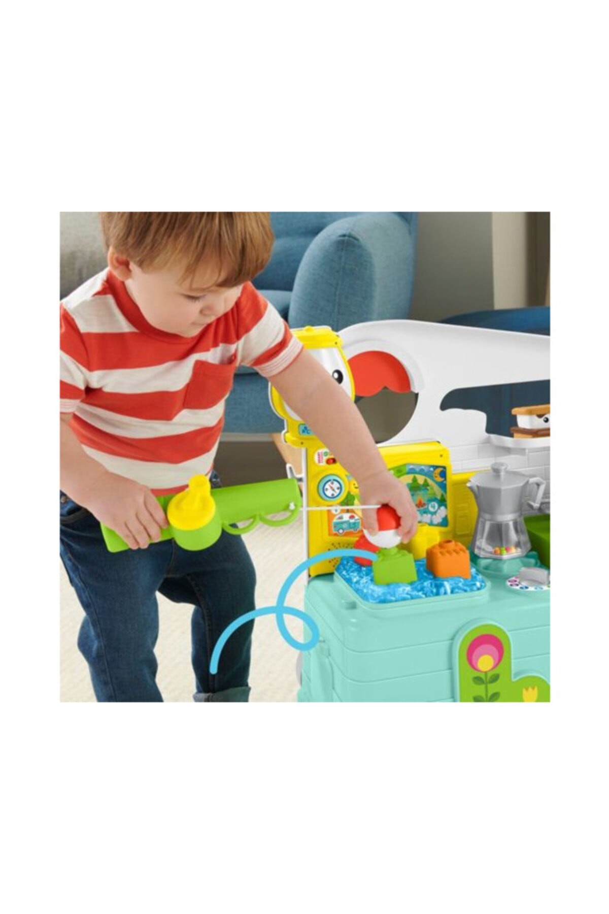 Fisher-Price Eğlen ve Öğren 3'ü 1 Arada Karavan (Türkçe ve İngilizce)