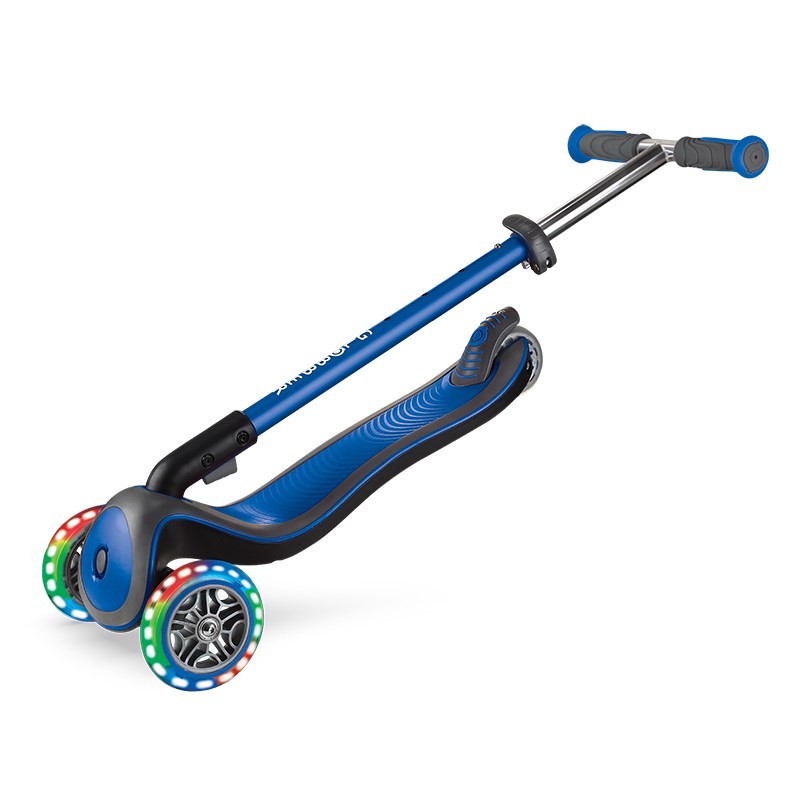 Globber Elite Deluxe Işıklı Scooter Lacivert