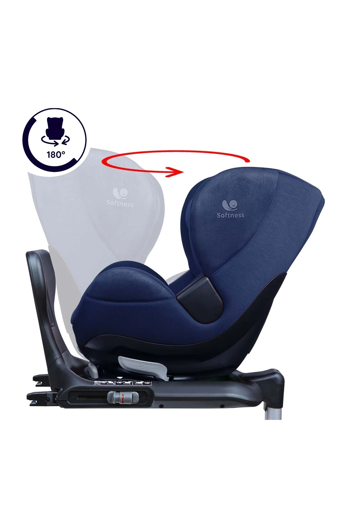 Renolux Gaia I-Size Softness Isofix 0-18 Kg Oto Koltuğu Lacivert