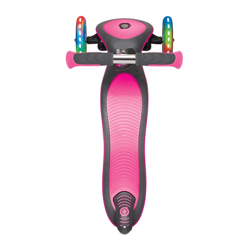 Globber Elite Deluxe Işıklı Scooter Pembe