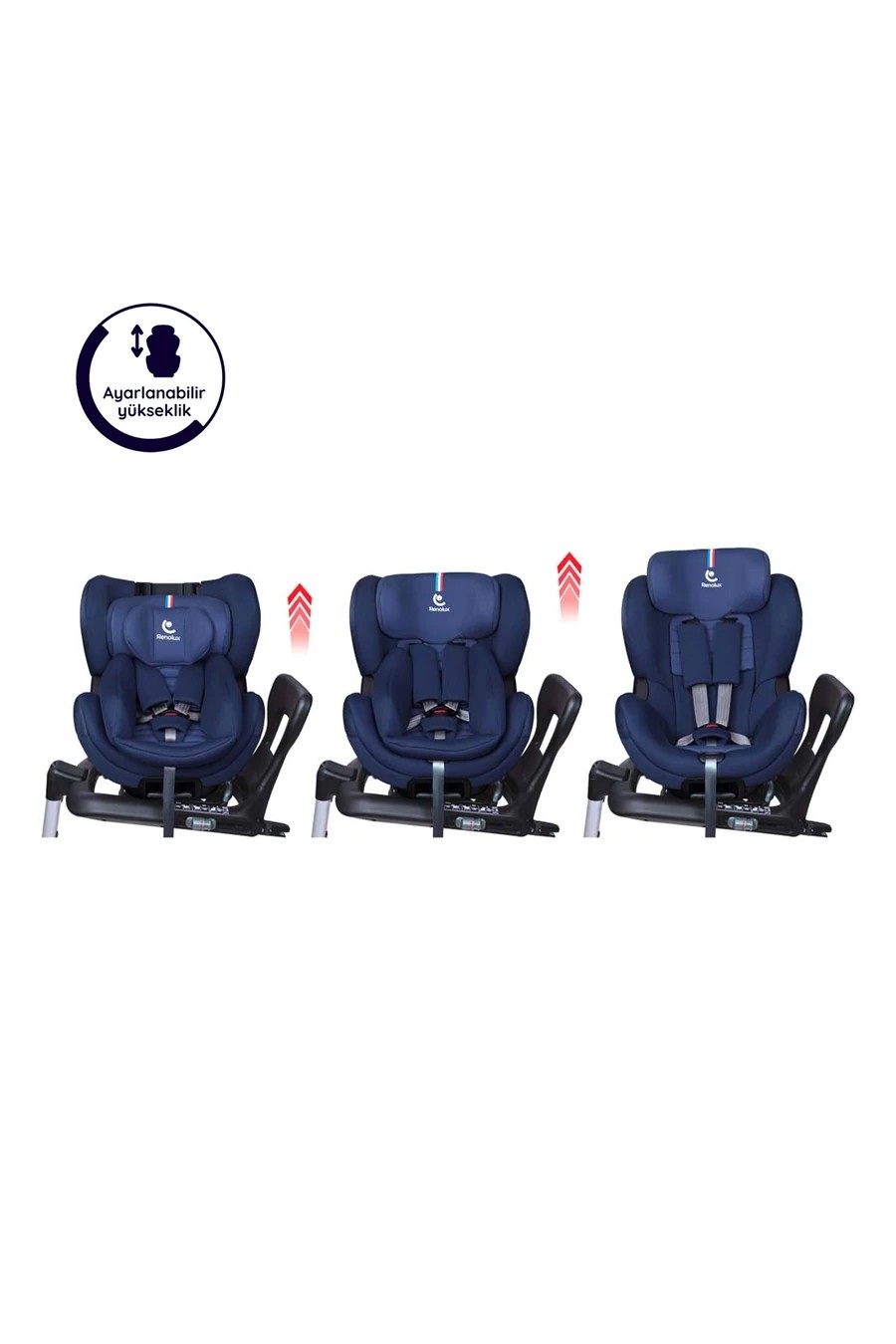 Renolux Gaia I-Size Softness Isofix 0-18 Kg Oto Koltuğu Lacivert