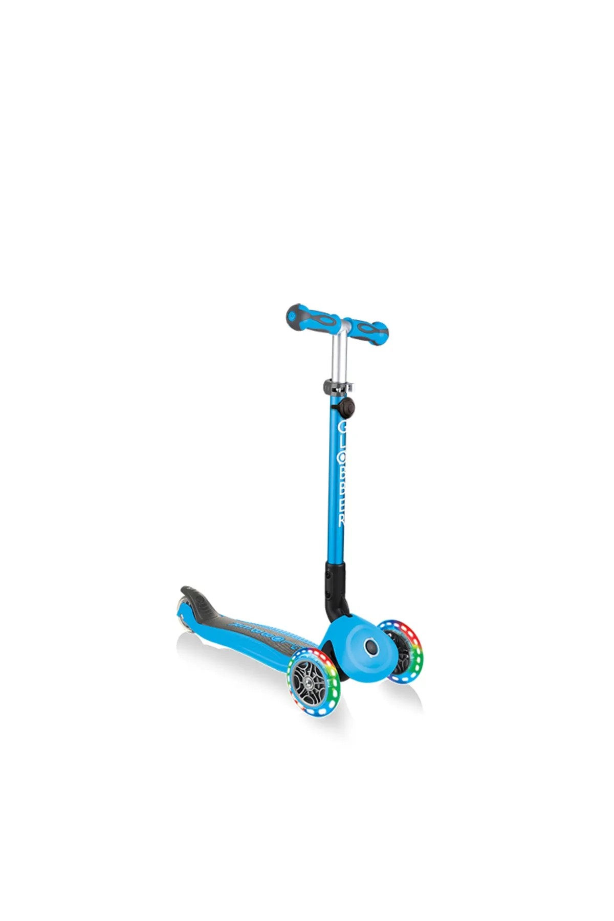 Globber Go Up Deluxe Işıklı Scooter Mavi