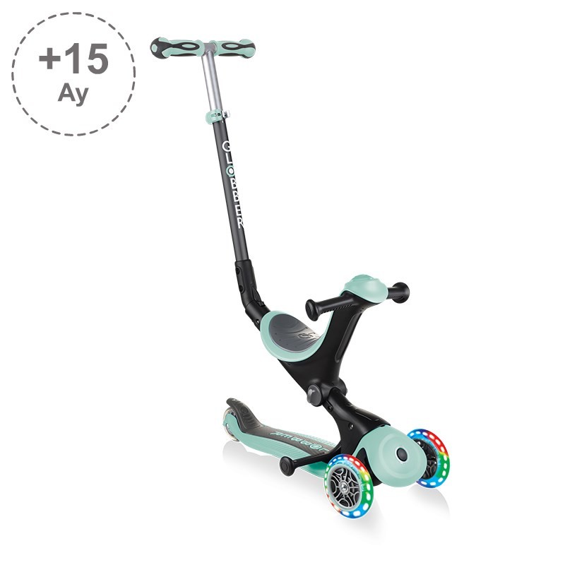 Globber Go Up Deluxe Işıklı Scooter Mint Yeşili