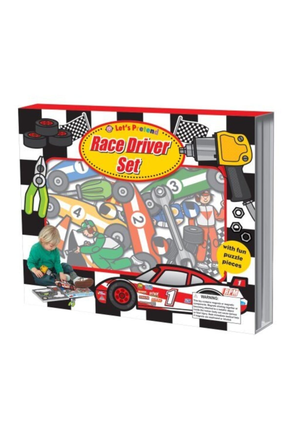 Priddy Books Let's Pretend Race Driver Set