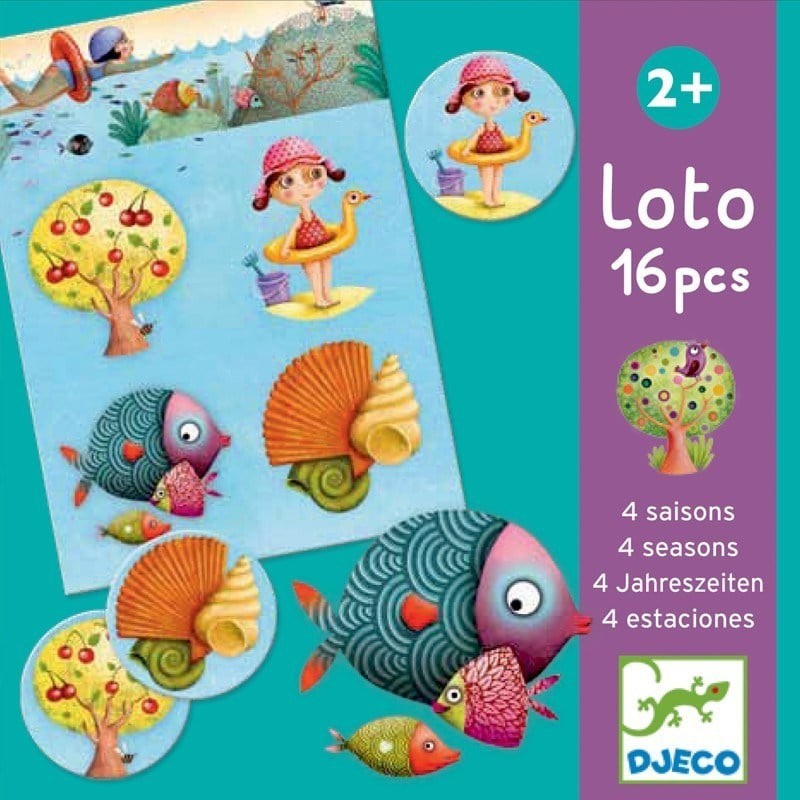 Djeco Tombala Oyunları  - Lotto 4 Seasons