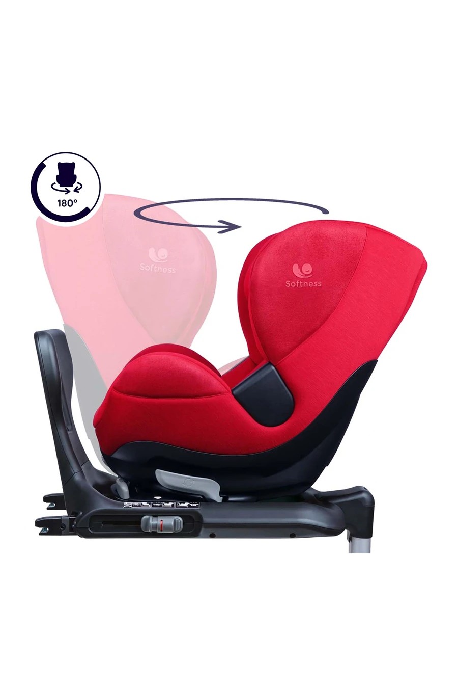 Renolux Gaia I-Size Softness Isofix 0-18 Kg Oto Koltuğu Kırmızı