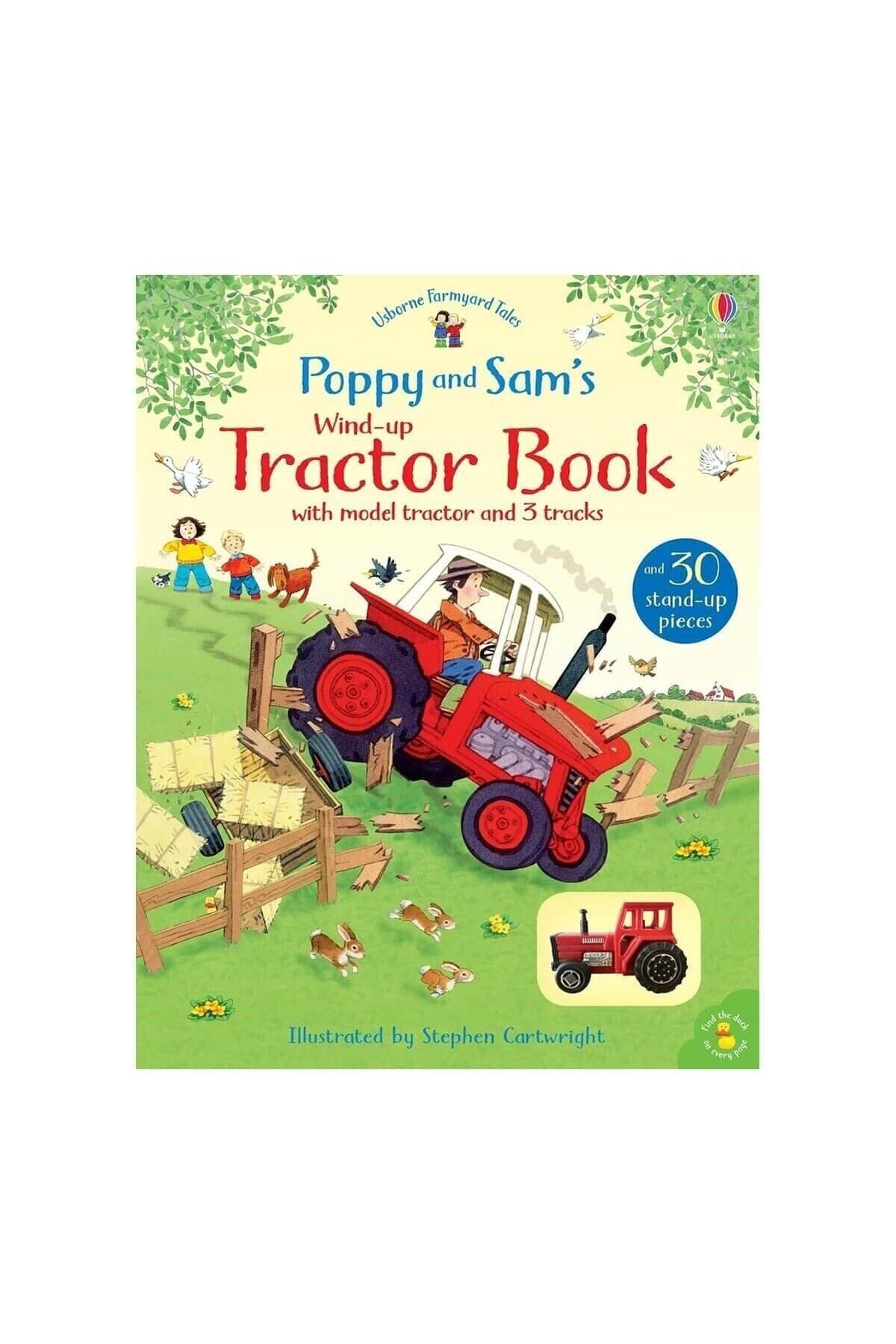 Usborne Poppy And Sam's Wind-Up Tractor Book