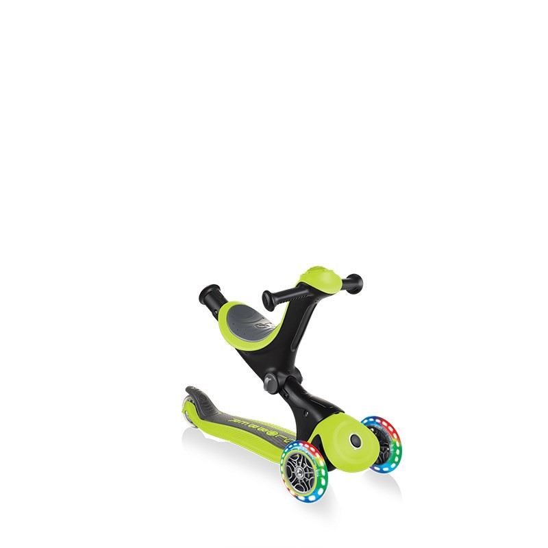 Globber Go Up Deluxe Işıklı Scooter Yeşil