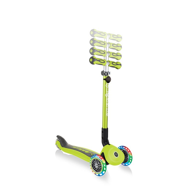 Globber Go Up Deluxe Işıklı Scooter Yeşil