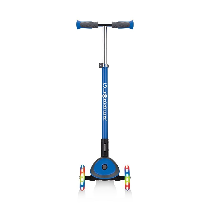 Globber Elite Deluxe Işıklı Scooter Lacivert