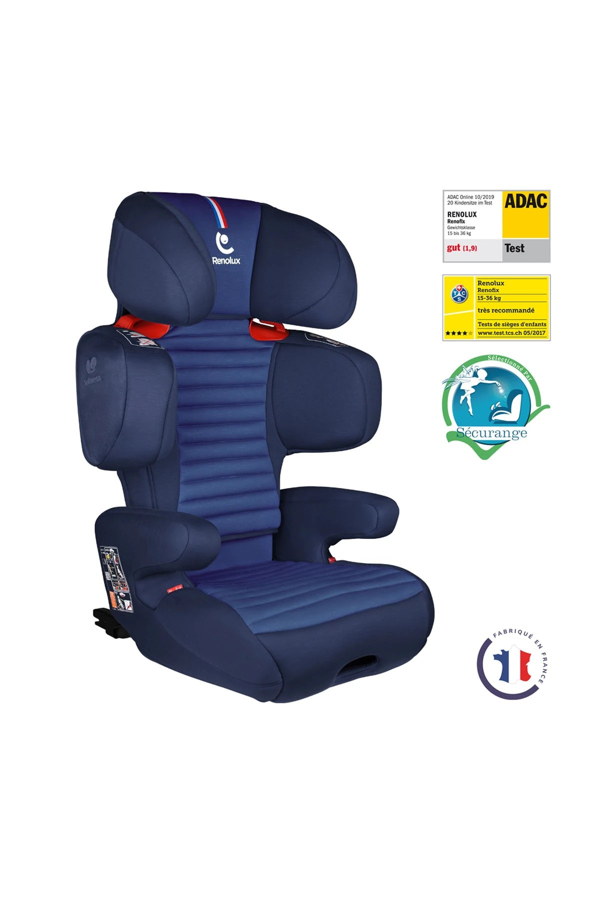 Renolux Renofix Softness Isofix 15-36 Kg Oto Koltuğu Lacivert