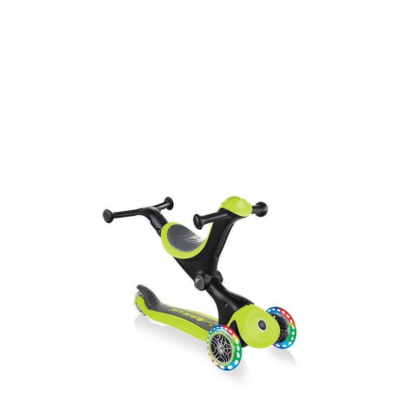 Globber Go Up Deluxe Işıklı Scooter Yeşil