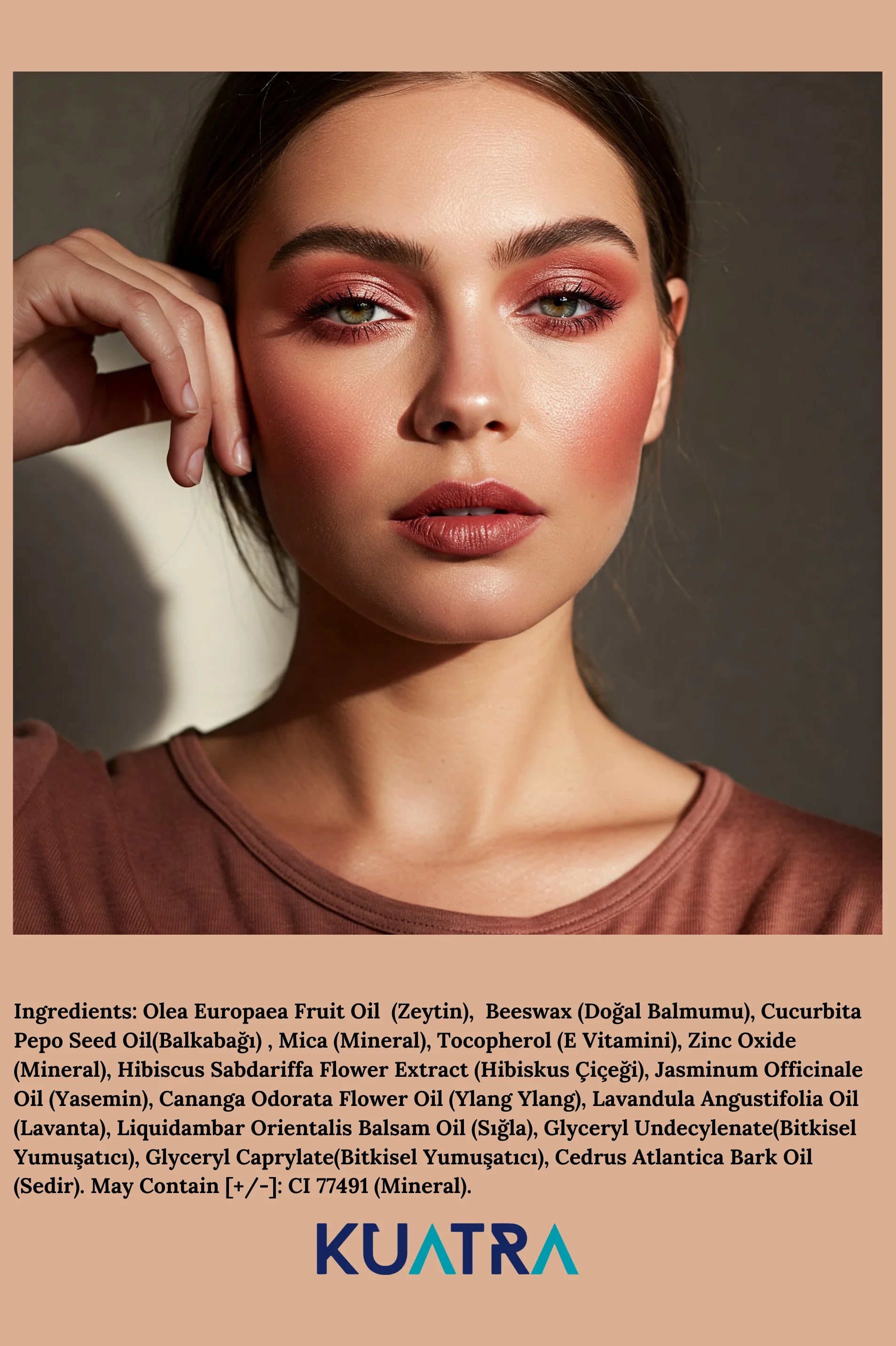 Hibiscus Glow Besleyici, Nemlendirici Allık Ruj Göz Farı Doğal İçerik