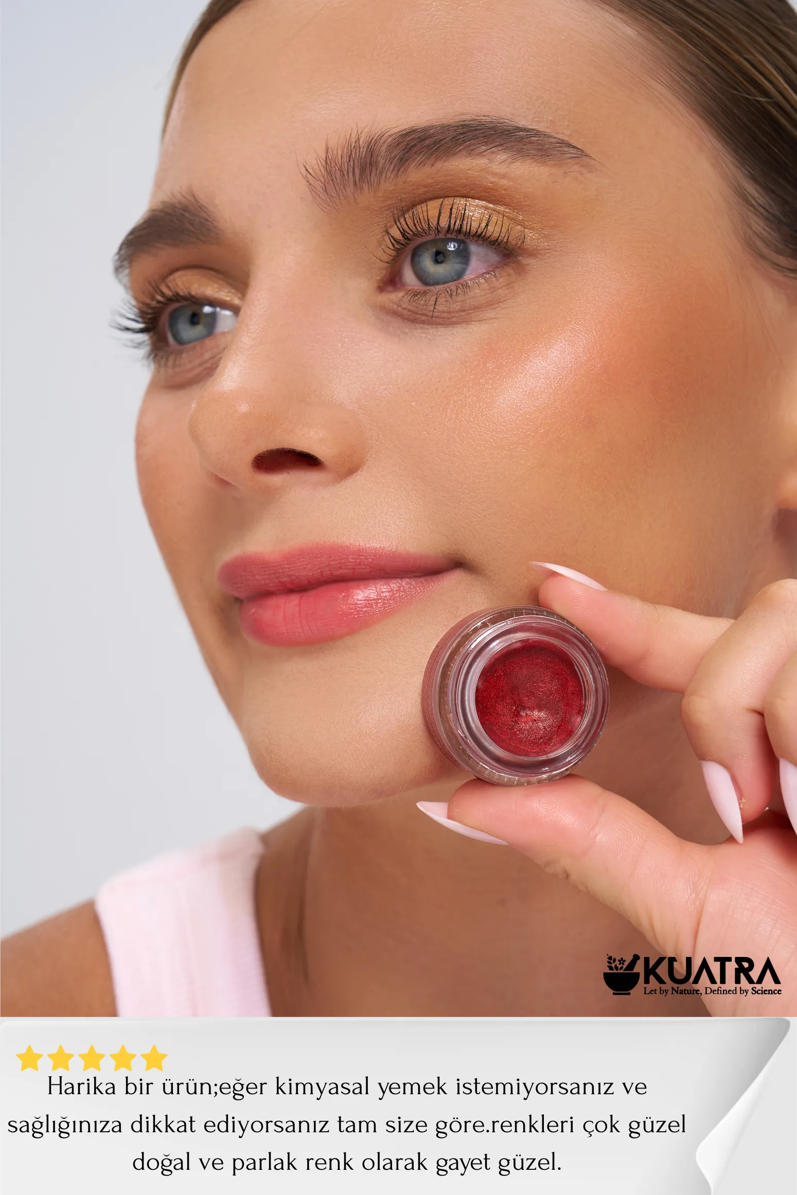 Hibiscus Glow Besleyici, Nemlendirici Allık Ruj Göz Farı Doğal İçerik