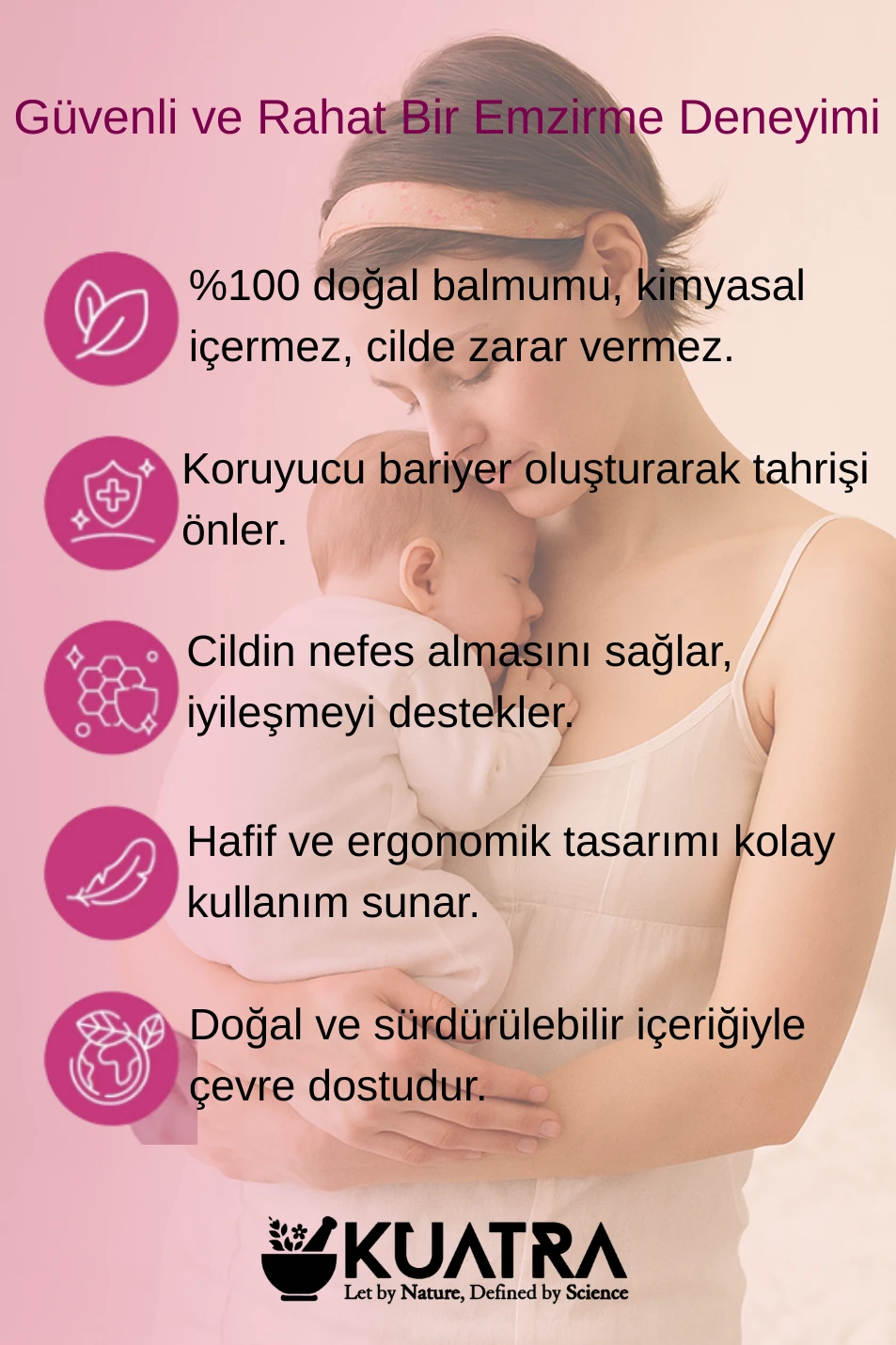 Kuatra Meme Ucu Bakım Kremi